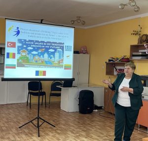 Diseminarea Proiectului educațional eTwinning „Am valori în tradițiile mele și vise în viitorul meu” în cadrul seminarului raional pentru educatori și metodițti din 27.03.2025.